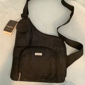 Baggallini Special Edition Black Crossbody Bag NWT